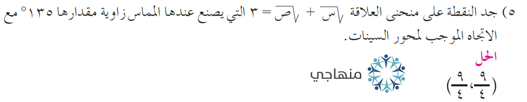 إجابات تمارين الاشتقاق الضمني التوجيهي العلمي